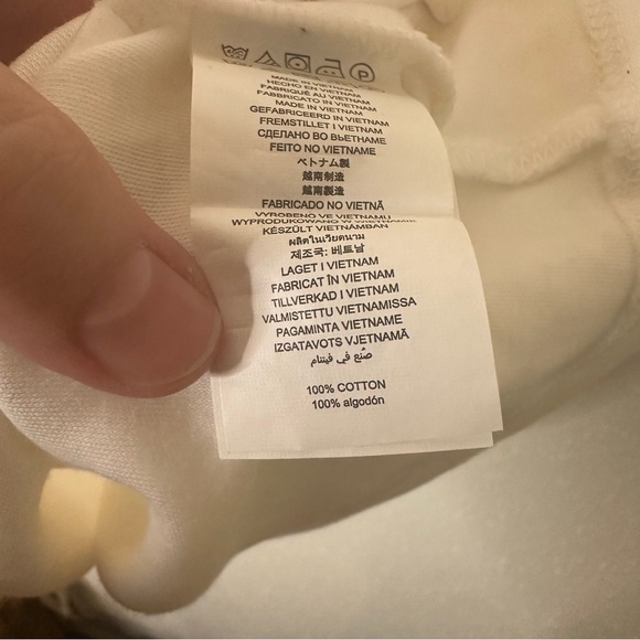 Michael Kors Men’s V-Neck Cotton T-Shirt White Size Small - Picture 8 of 8